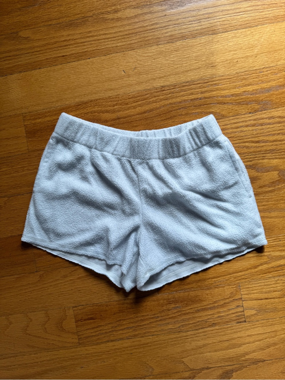 Aerie Light Gray Terry Athletic Shorts
